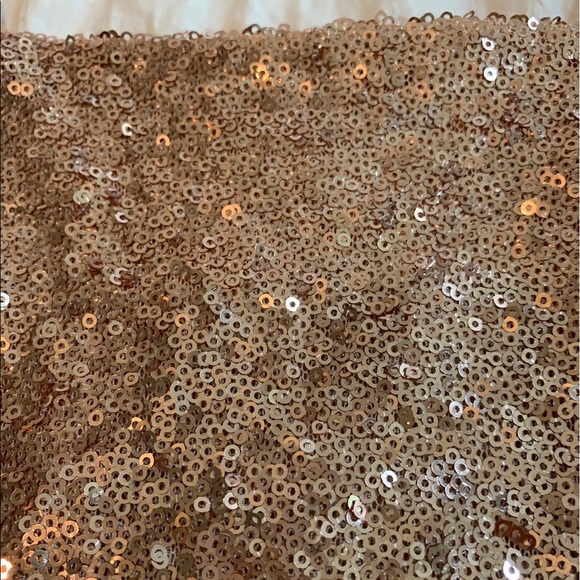 Lulus Rosegold Sequin Mini-Dress - Picture 3 of 6